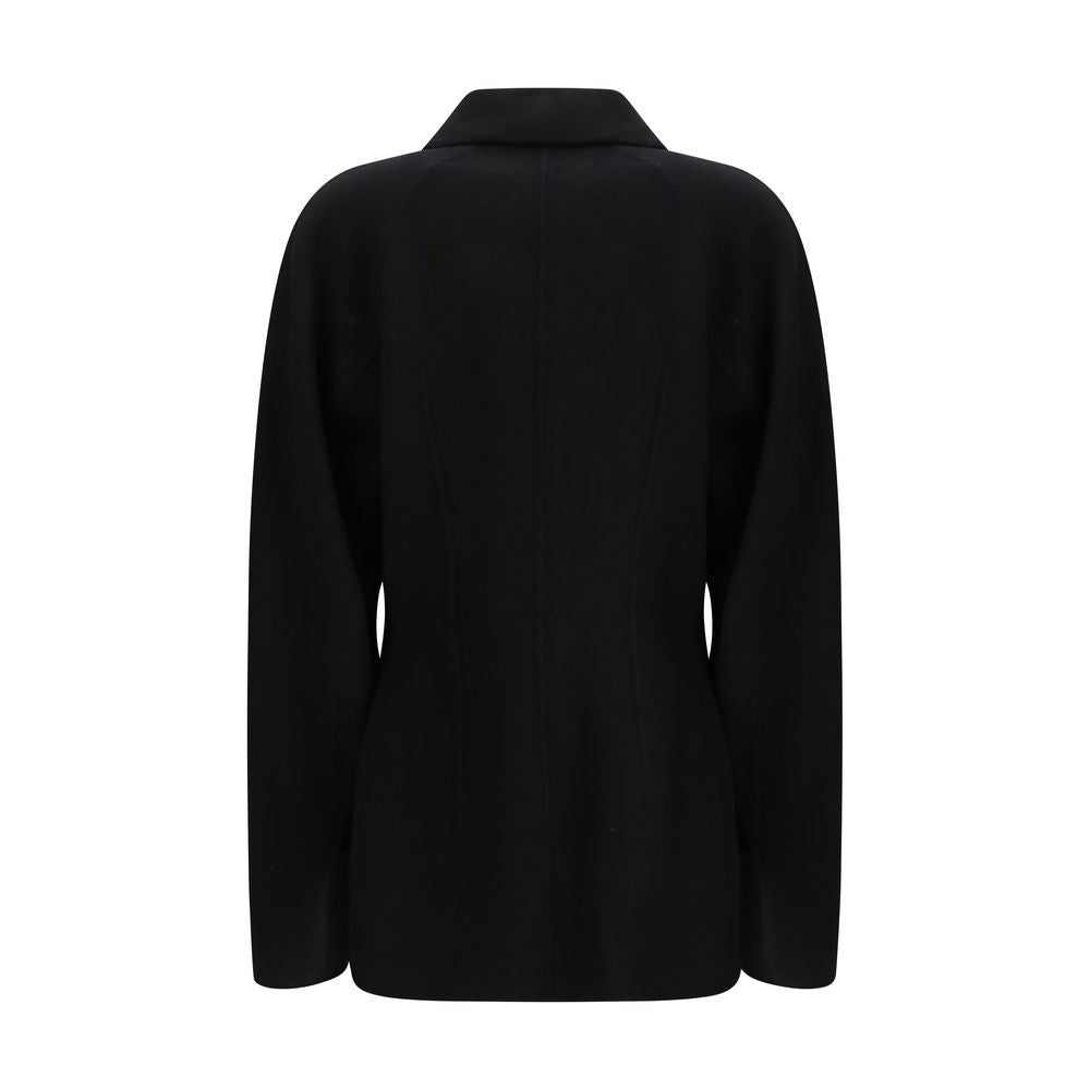 Rohe Black Wool Coat Rohe