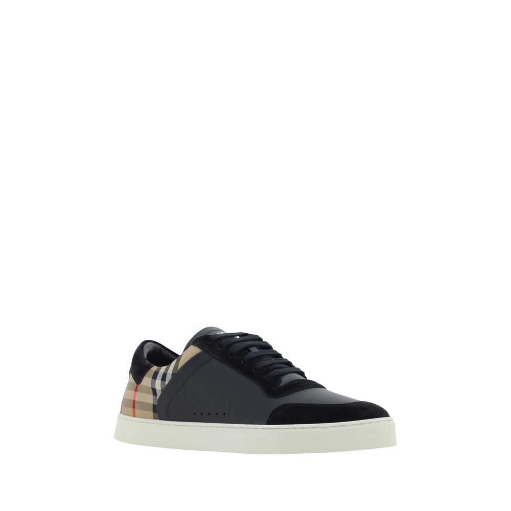 Burberry Multicolor Calf Leather Bos Taurus Low Top Sneakers Burberry