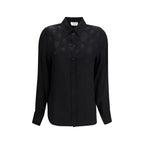 Alexander McQueen Black Viscose Pattern Shirt - Zeiniez