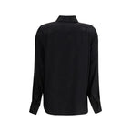 Alexander McQueen Black Viscose Pattern Shirt - Zeiniez
