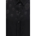 Alexander McQueen Black Viscose Pattern Shirt - Zeiniez
