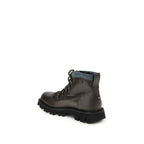 Fratelli Rossetti Brown Calf Leather Bos Taurus Lace-Up Boots