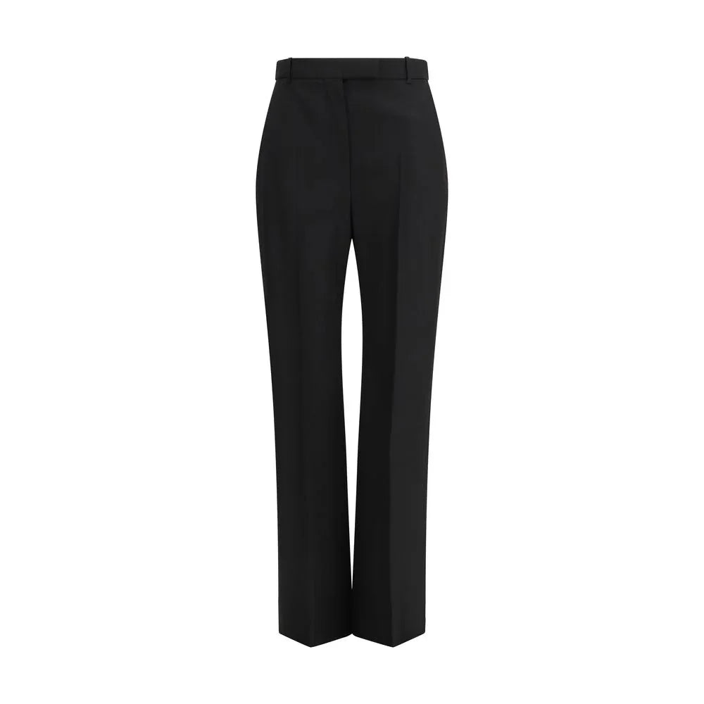 Alexander McQueen Black Cotton Dress Pants - Zeiniez