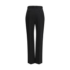 Alexander McQueen Black Cotton Dress Pants - Zeiniez
