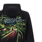 Versace Black Cotton Sweatshirt - Zeiniez