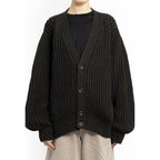 Lemaire Brown Cotton Cardigan - Zeiniez