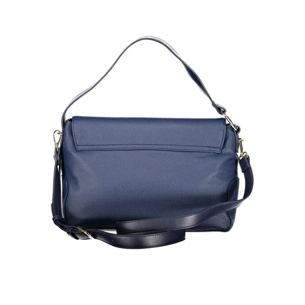 Mario Valentino Blue Polyurethane Women Shoulder Bag - Zeiniez