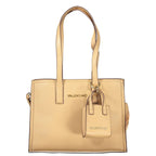 Mario Valentino Beige Polyurethane Women Handbag - Zeiniez