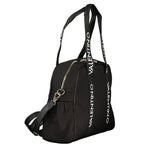 Mario Valentino Nero Cotton Women Handbag