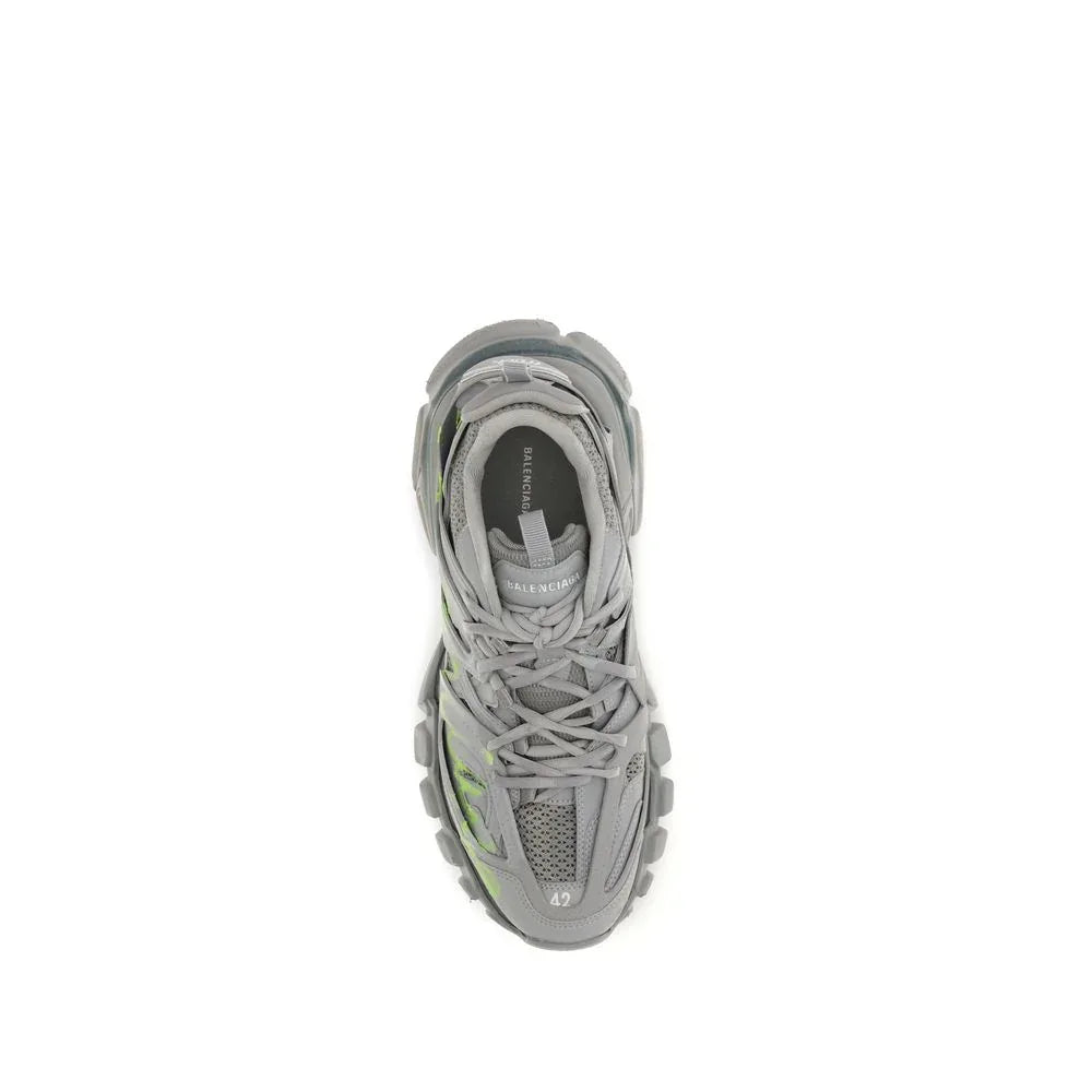 Balenciaga Gray Polyester Athletic Sneakers - Zeiniez