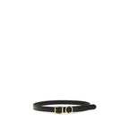 Jacquemus Black Calf Leather Bos Taurus Regular Belt
