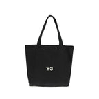 Y-3 Black Cotton Shoulder Bag - Zeiniez