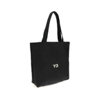 Y-3 Black Cotton Shoulder Bag - Zeiniez