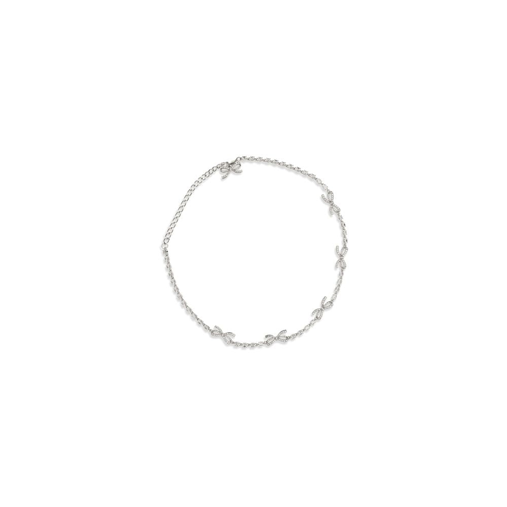 Self-Portrait Silver Brass Necklace