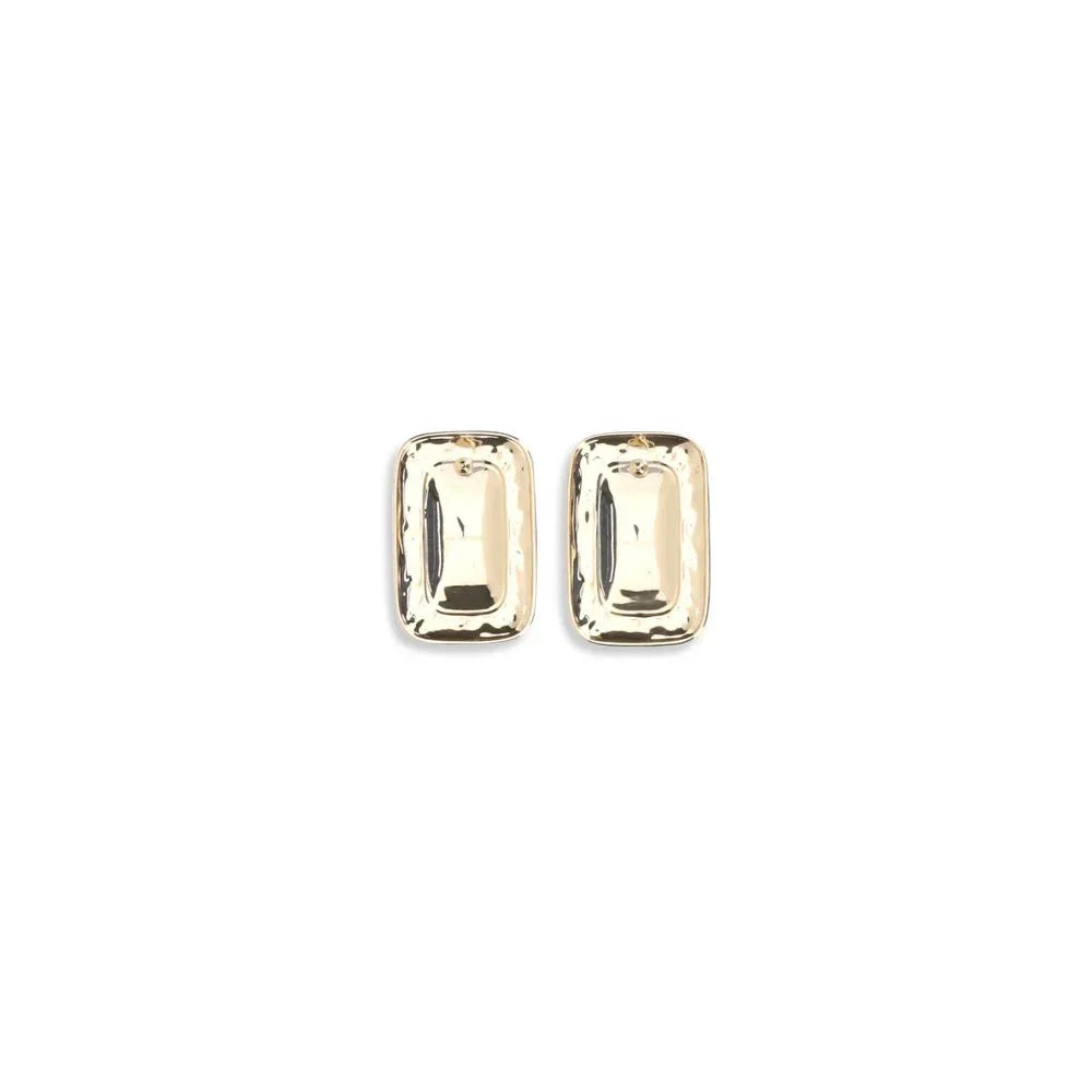 Self-Portrait Gold Brass Earrings - Zeiniez