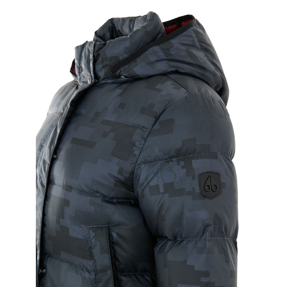 Moose Knuckles Gray Cotton Coat - Zeiniez