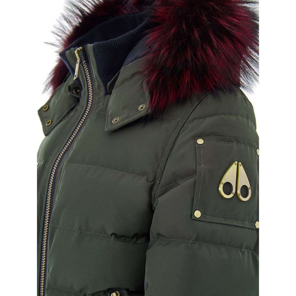 Moose Knuckles Green Cotton Bomber - Zeiniez