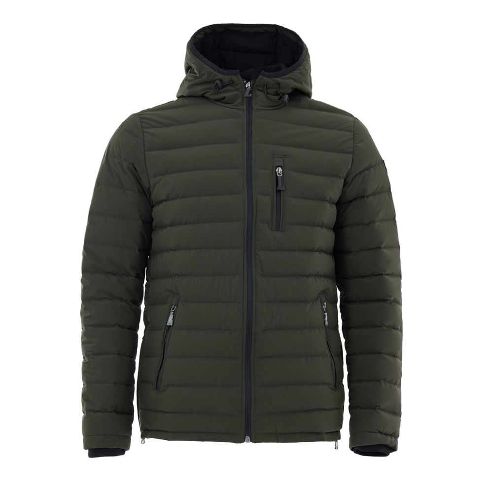 Moose Knuckles Green Nylon Full-Length Jacket Moose Knuckles