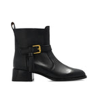 See By Chloé Black Calfskin Ankle Boots