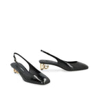 Dolce & Gabbana Black Calfskin High Heel Pumps