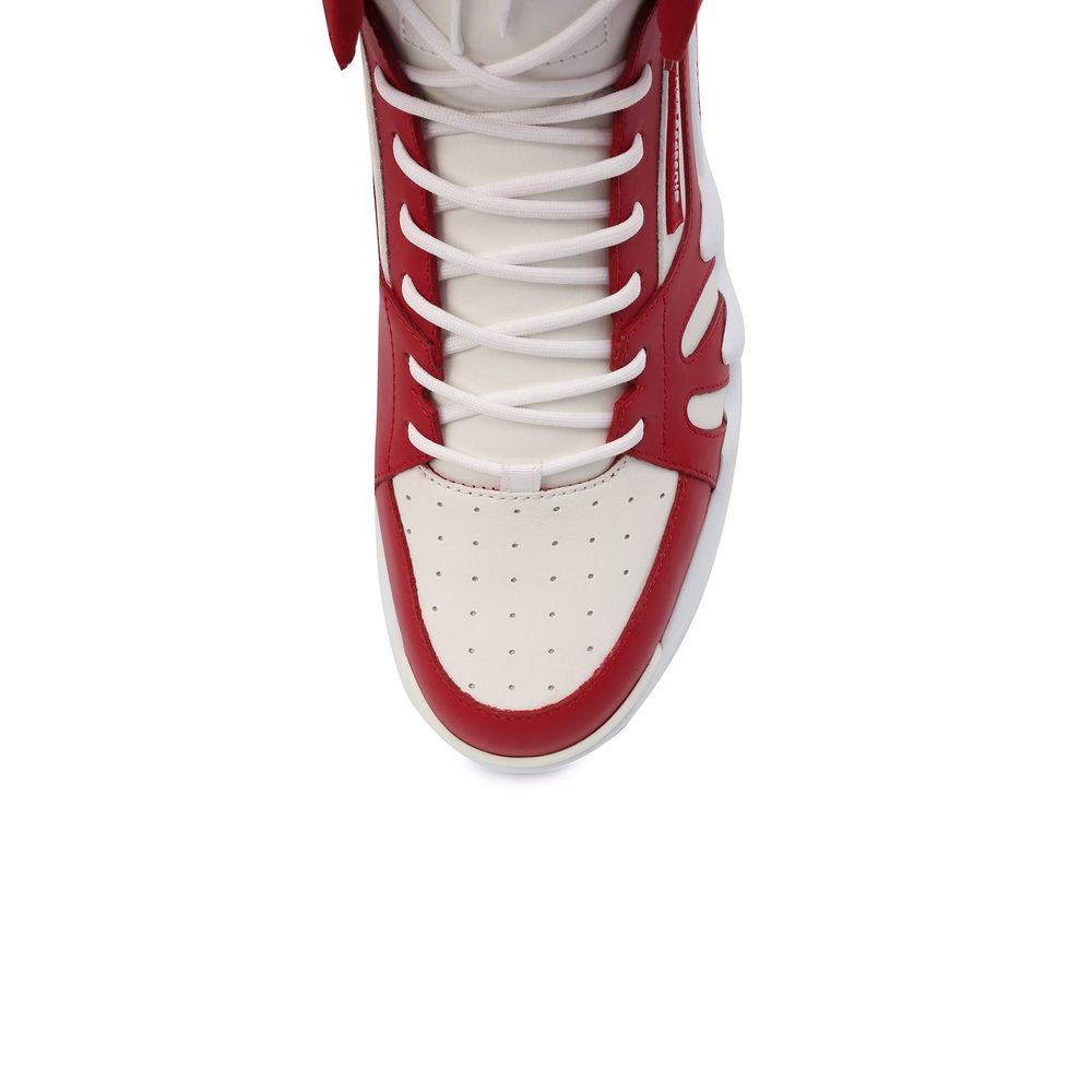 Giuseppe Zanotti Multicolor Calfskin High Top Sneakers Giuseppe Zanotti