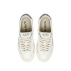 Autry White Leather Low Top Sneakers