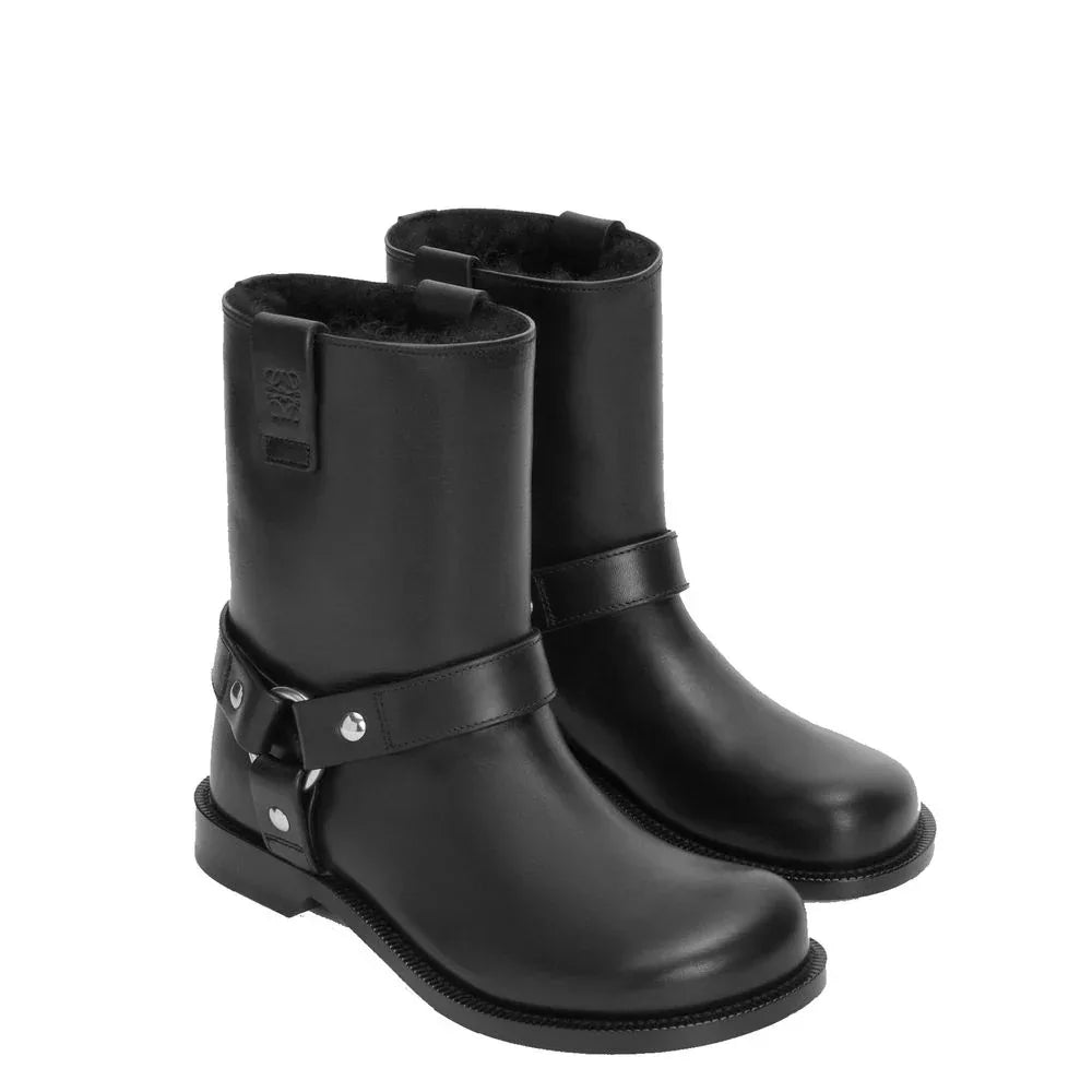 Loewe Black Calfskin Ankle Boots - Zeiniez