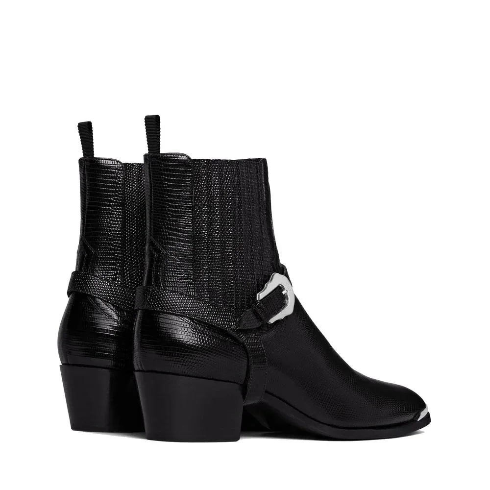 Celine Black Calfskin Chelsea Boots - Zeiniez
