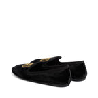 Miu Miu Black Fabric Flats