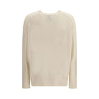 Allude Beige Cashmere Sweater - Zeiniez