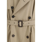 Balenciaga Beige Cotton Trench Coat