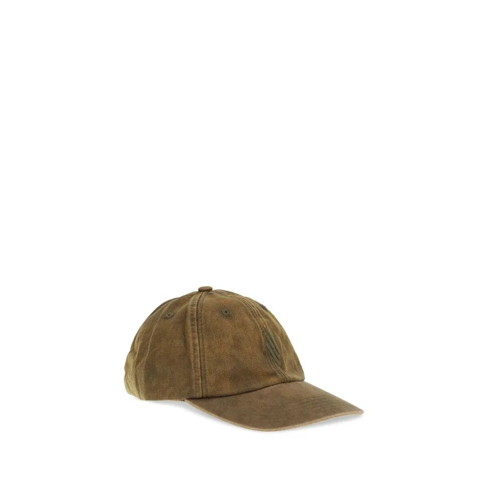 The Attico Brown Cotton Cap (Baseball Hat) - Zeiniez