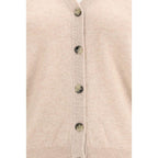 Allude Beige Cashmere Cardigan - Zeiniez