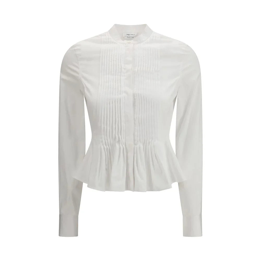 Alexander McQueen White Cotton Dress Shirt - Zeiniez