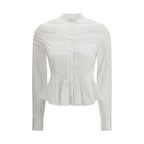 Alexander McQueen White Cotton Dress Shirt - Zeiniez