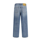Haikure Blue Cotton Boyfriend Jeans - Zeiniez