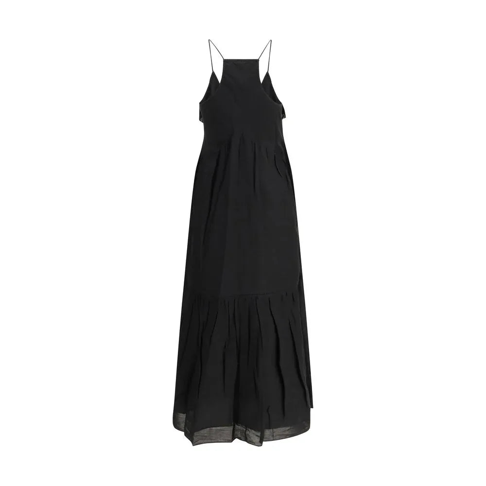 Marant Etoile Black Cotton Casual Dress - Zeiniez
