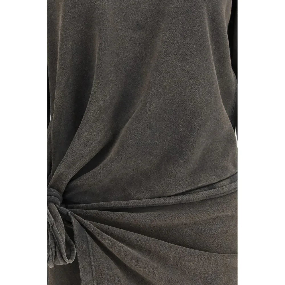 Marant Etoile Gray Cotton Casual Dress - Zeiniez