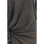 Marant Etoile Gray Cotton Casual Dress - Zeiniez