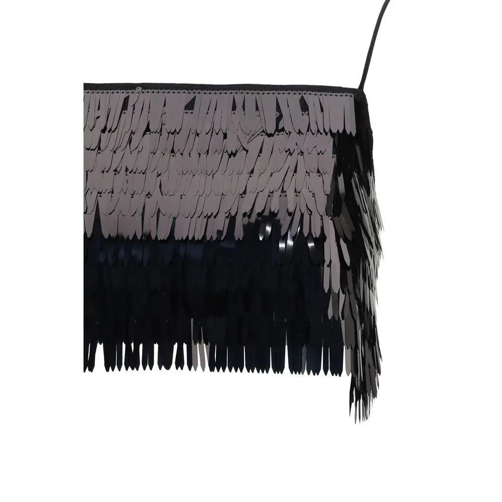 Self-Portrait Black Polyester Blouse - Zeiniez