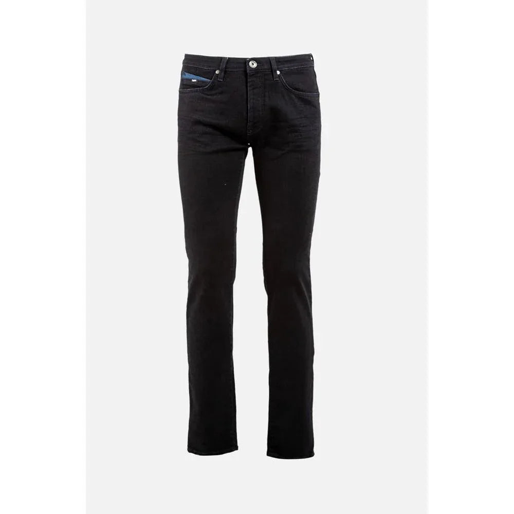 Gas Black Cotton Jeans Denim - Zeiniez