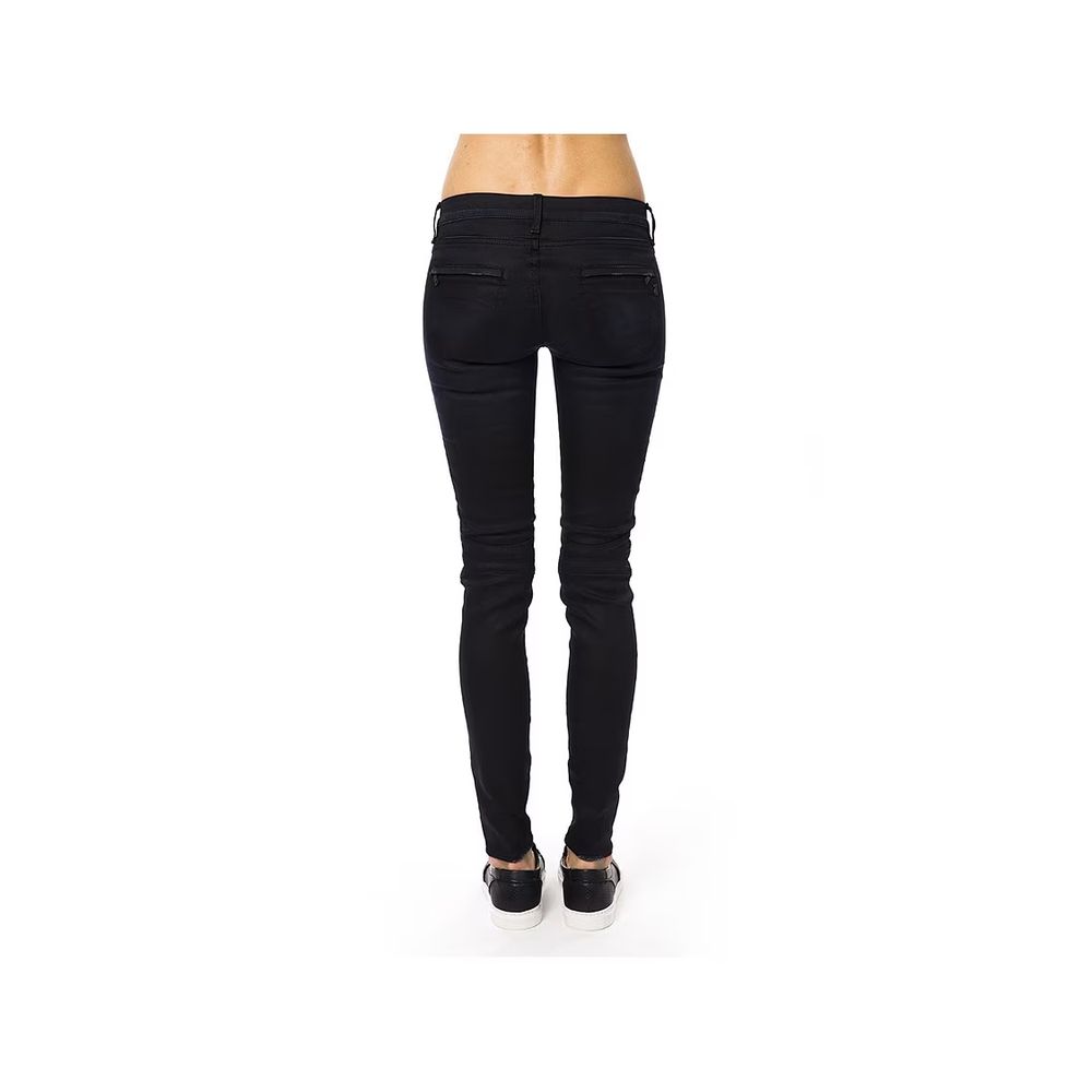 Gas Blue Cotton Skinny Pants