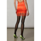 Patrizia Pepe Orange Viscose Cocktail Dress