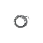 Brunello Cucinelli Black Silver Bracelet - Zeiniez
