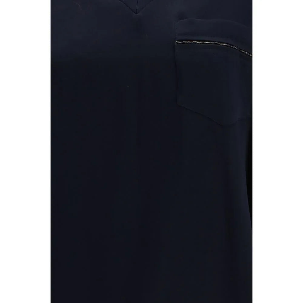 Fabiana Filippi Blue Viscose T-Shirt - Zeiniez