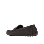 Fendi Brown Calfskin Slip-On Loafers