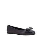 Salvatore Ferragamo Black Calfskin Ballet Flats - Zeiniez