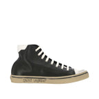 Saint Laurent Black Calfskin High Top Sneakers