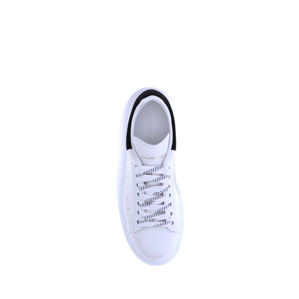 Alexander McQueen White Calf Leather Bos Taurus Platform Sneakers