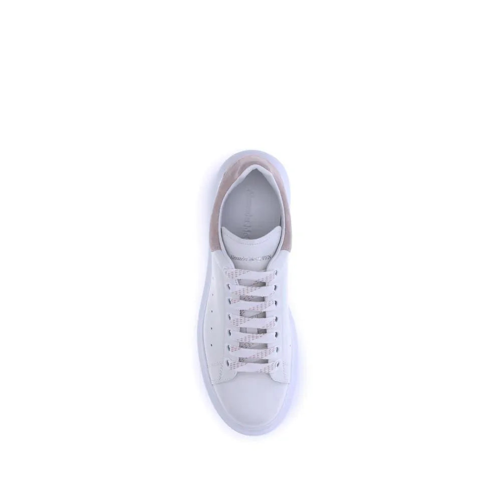 Alexander McQueen White Calf Leather Bos Taurus Platform Sneakers - Zeiniez
